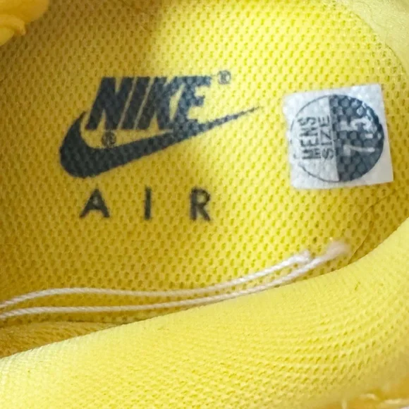 Nike AF1 Statement Game Amarillo Yellow and Black - Picture 12 of 14